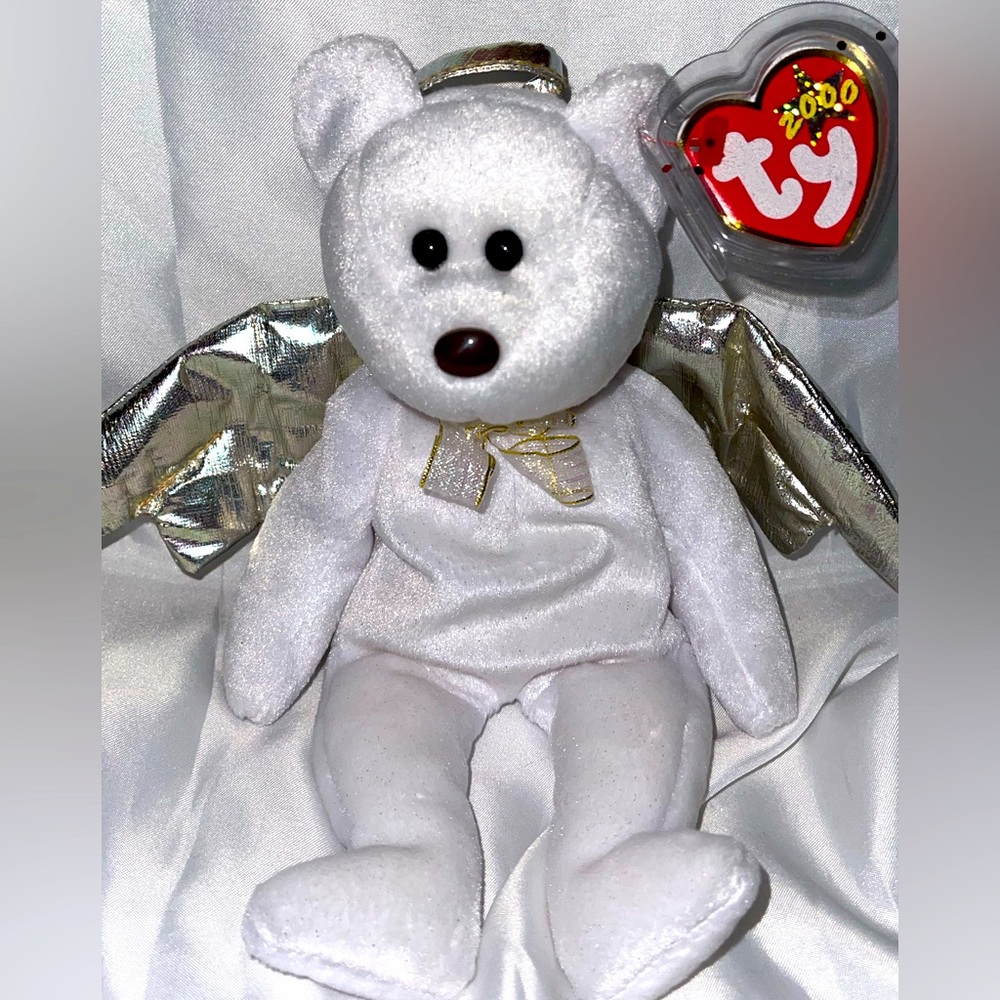 Rare Beanie Babies Angel Halo II, Perfect condition. New with tags. Great price.
